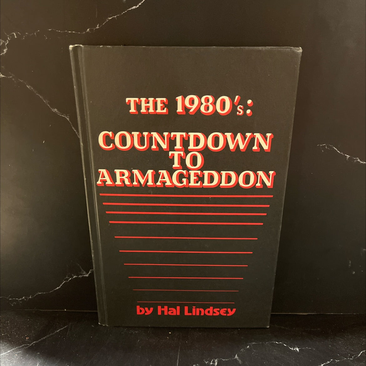 the 1980's: countdown to armageddon book, by Hal Lindsey, 1980 Hardcover image 1