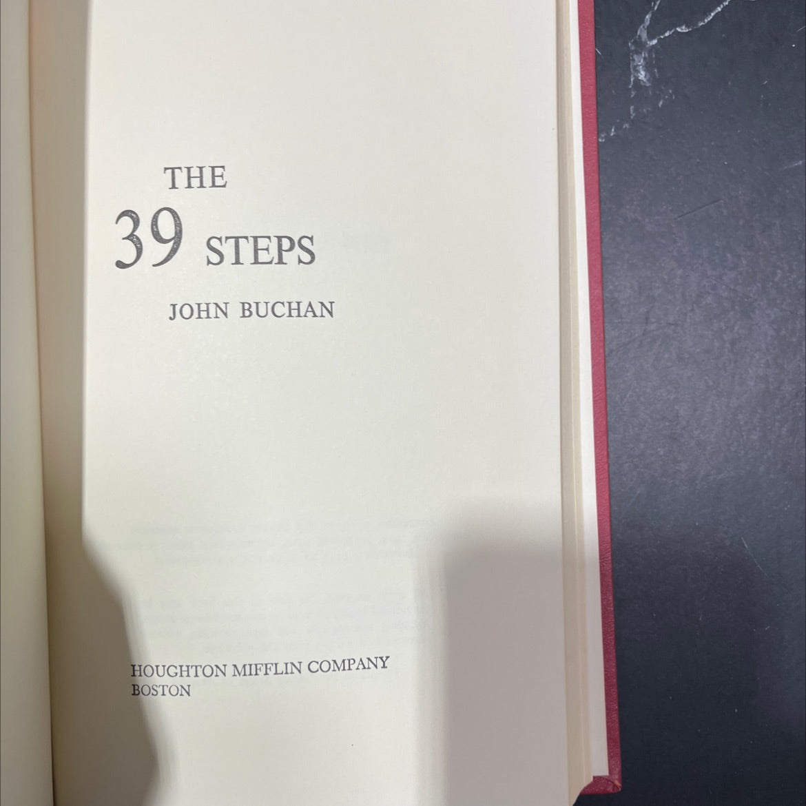 the 39 steps book, by john buchan, 1943 Hardcover image 2