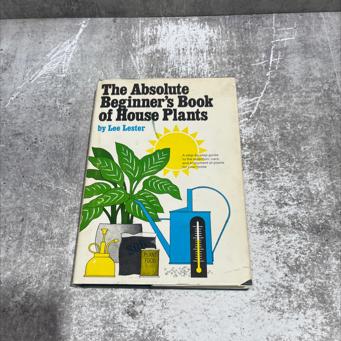 the absolute beginner's book of house plants book, by lee lester, 1975 Hardcover image 1