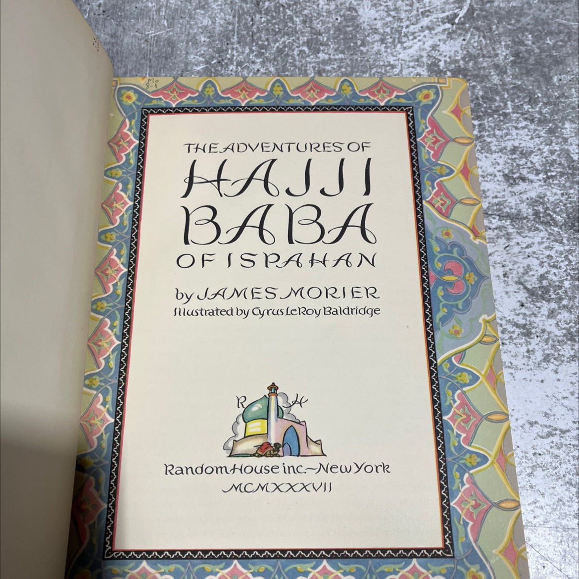 the adventures of hajji baba of ispahan book, by james morier, 1937 Hardcover image 2