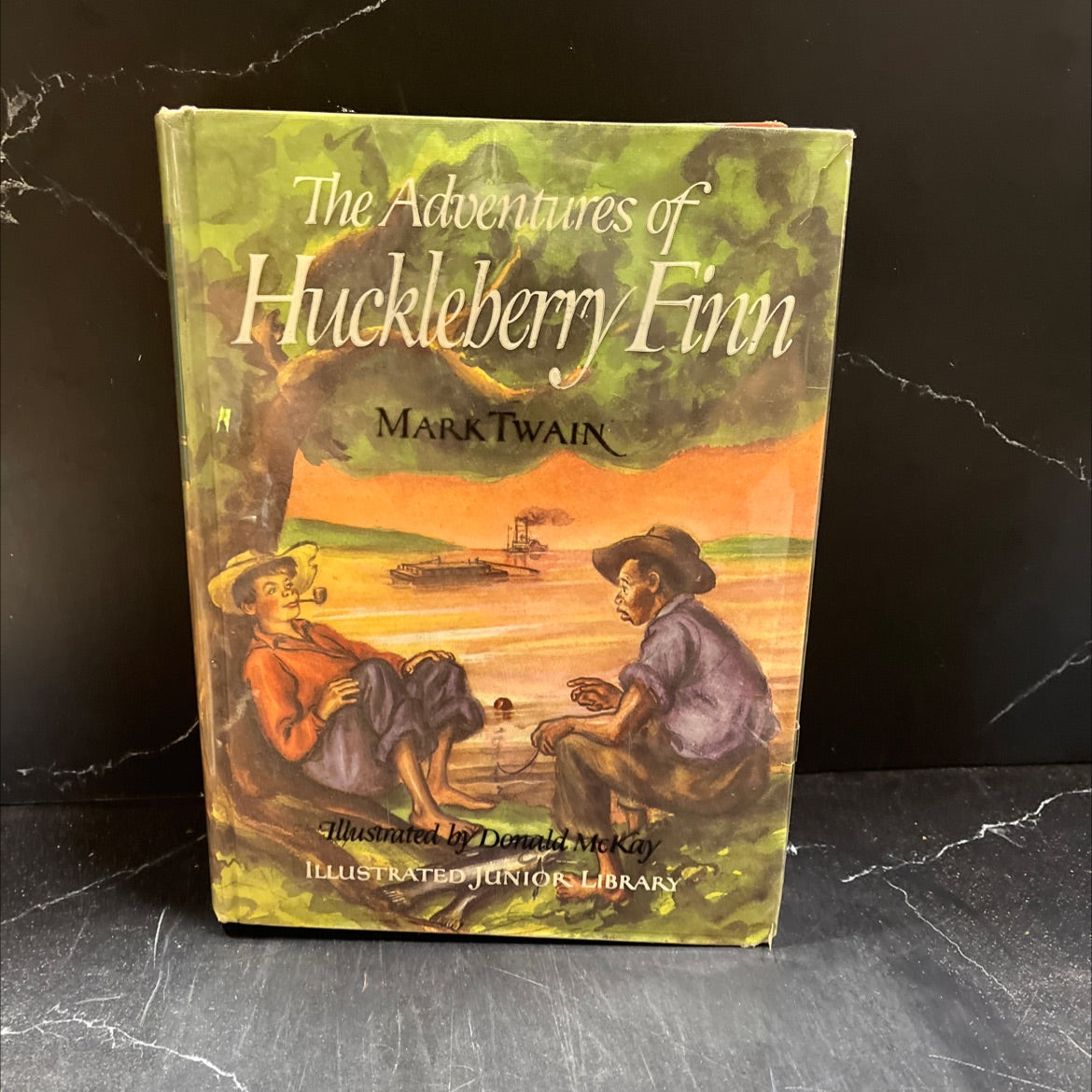 the adventures of huckleberry finn book, by mark twain, 1948 Hardcover image 1