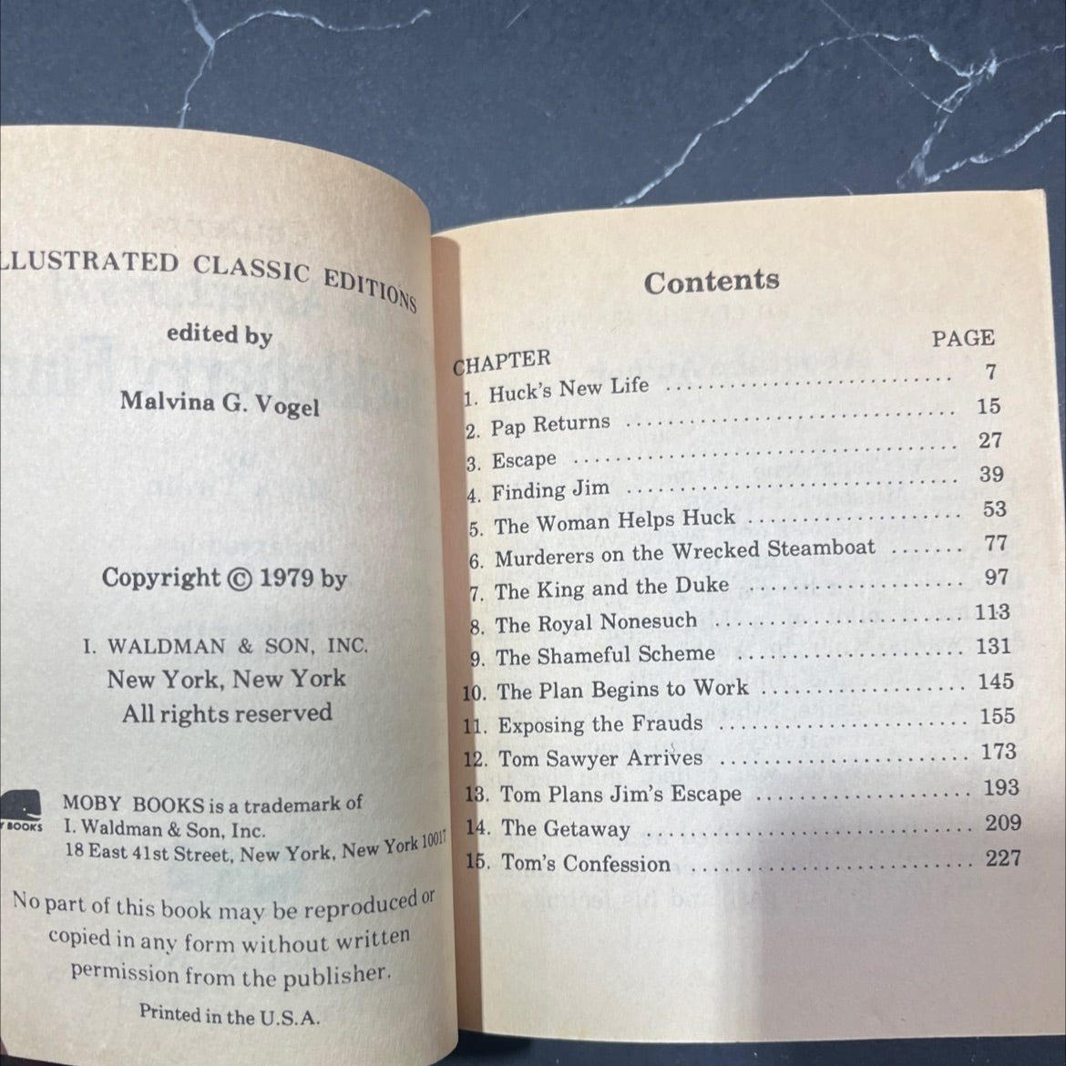 the adventures of huckleberry finn book, by mark twain, 1979 Paperback image 3