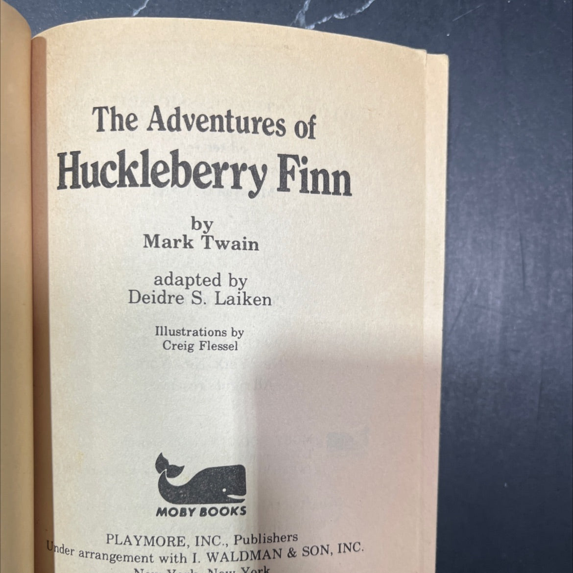 the adventures of huckleberry finn book, by mark twain, 1979 Paperback image 2