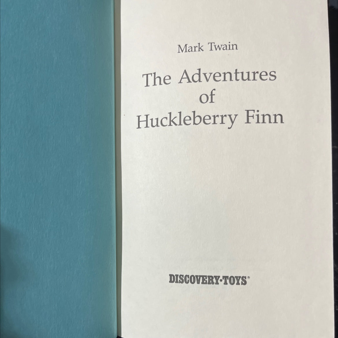 the adventures of huckleberry finn book, by Mark Twain, 1985 Hardcover image 2