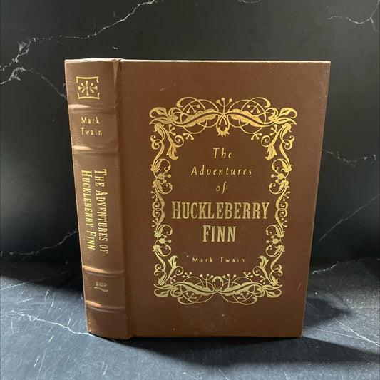the adventures of huckleberry finn book, by mark twain, 1998 Leather image 1