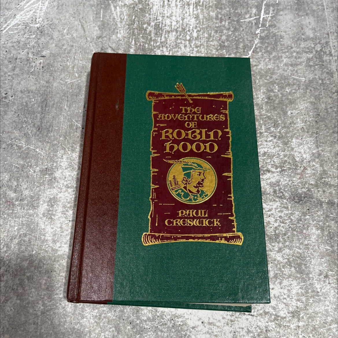 the adventures of robin hood book, by Paul Creswick, 1991 Hardcover image 1