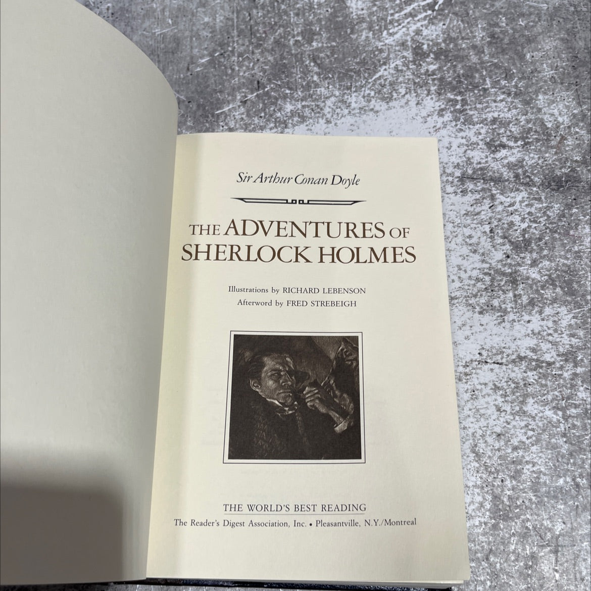 the adventures of sherlock holmes book, by sir arthur conan doyle, 1987 Hardcover image 2