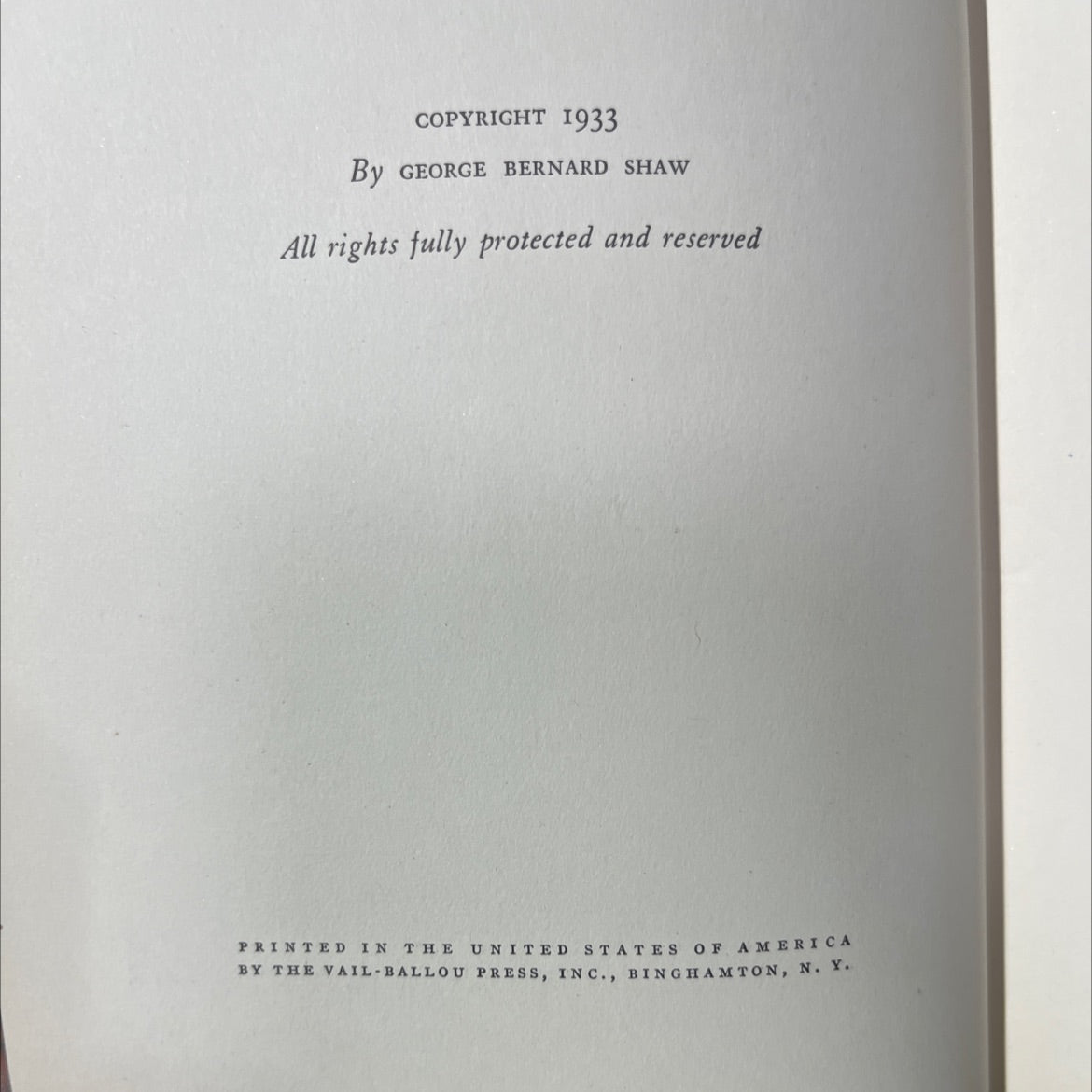 the adventures of the black girl in her search for god book, by george bernard shaw, 1933 Hardcover image 3