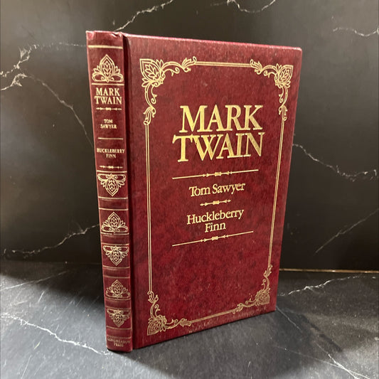 the adventures of tom sawyer the adventures of huckleberry finn book, by mark twain, 1984 Leather image 1