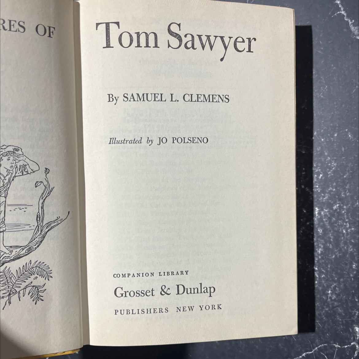 the adventures of tom sawyer book, by samuel l. clemens, 1922 Hardcover image 2