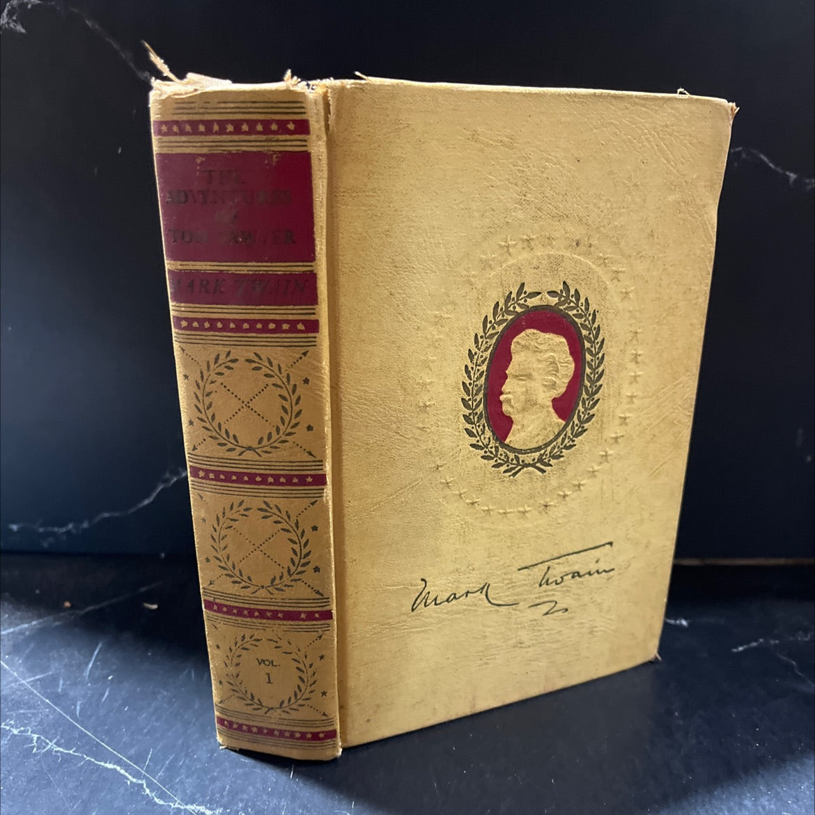 the adventures of tom sawyer book, by samuel l. clemens, 1922 Hardcover image 1