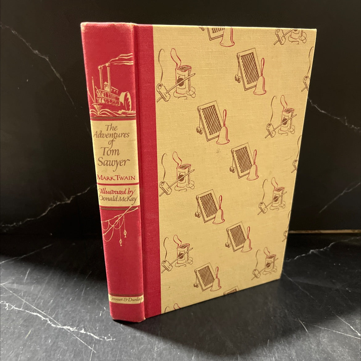 the adventures of tom sawyer book, by mark twain, 1946 Hardcover image 1