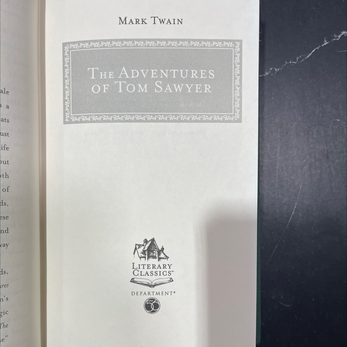 the adventures of tom sawyer book, by mark twain, 1970 Hardcover image 2