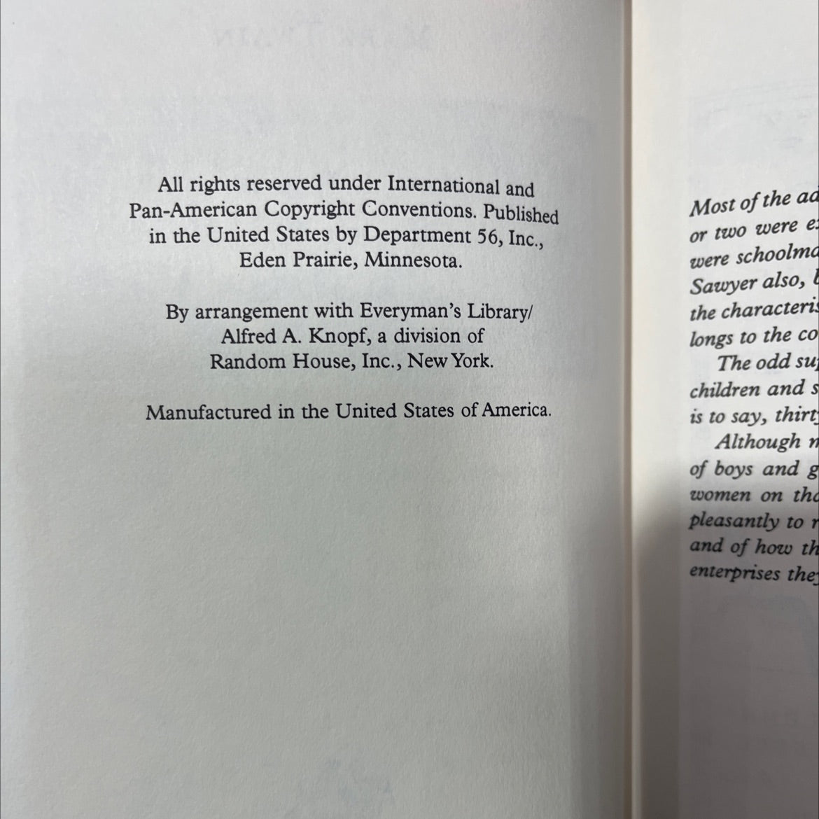 the adventures of tom sawyer book, by mark twain, 1970 Hardcover image 3