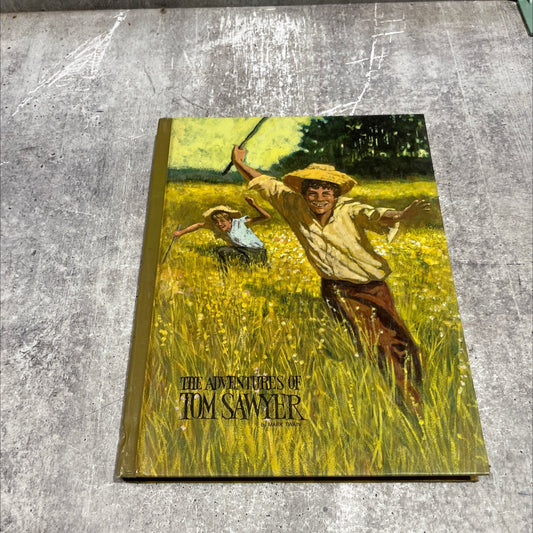 the adventures of tom sawyer book, by mark twain, 1970 Hardcover image 1