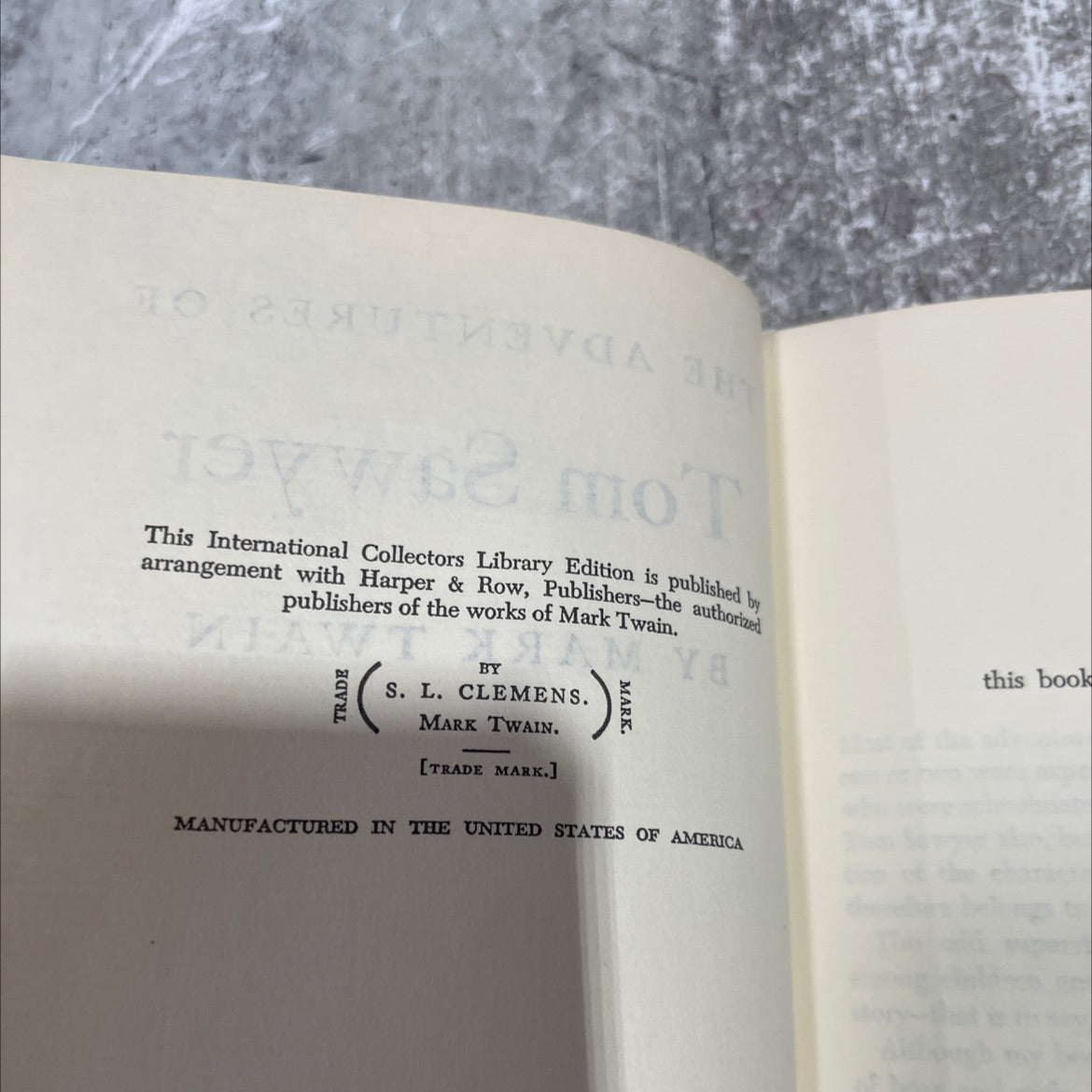 the adventures of tom sawyer book, by mark twain, 1970 Hardcover image 3