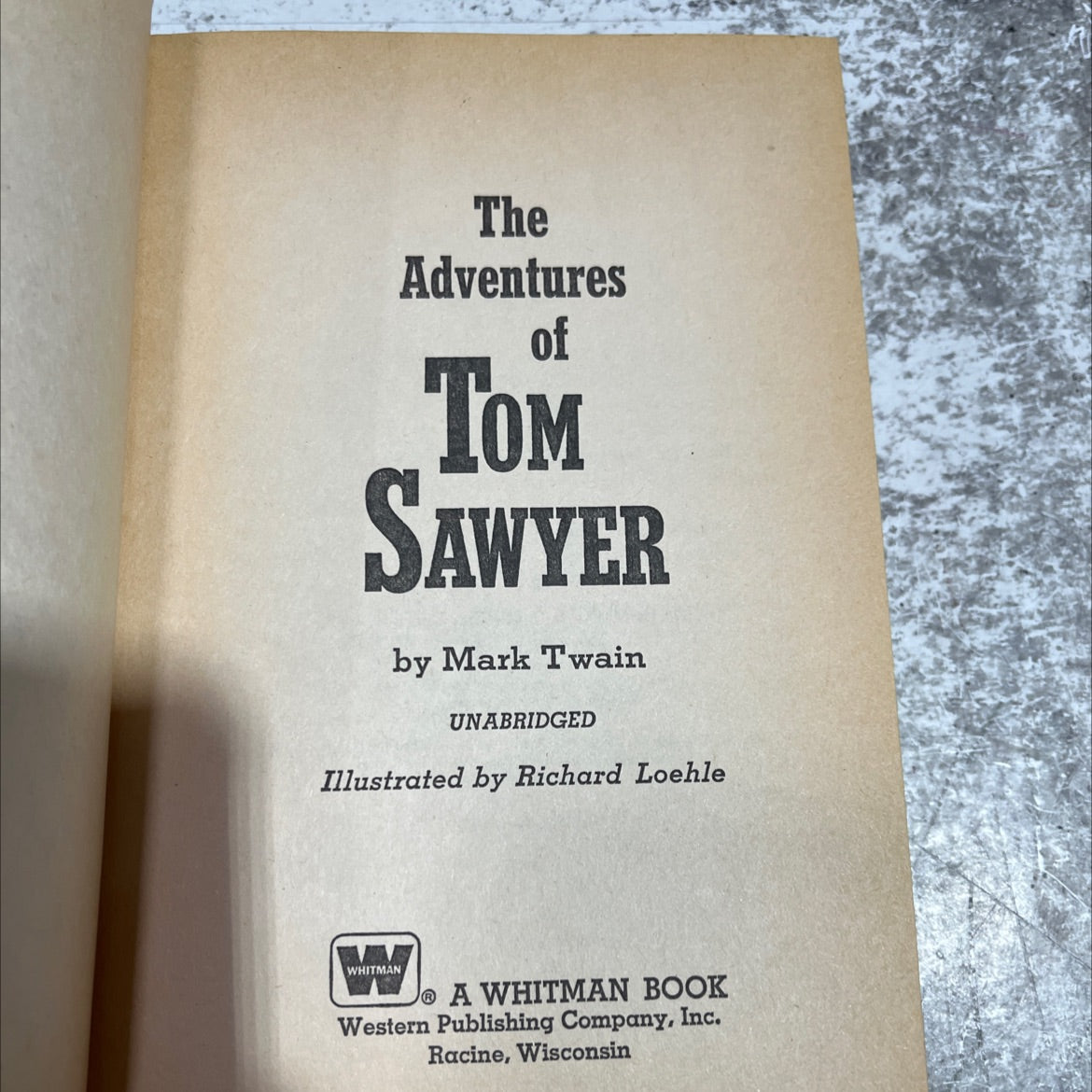 the adventures of tom sawyer book, by mark twain, 1971 Hardcover image 2