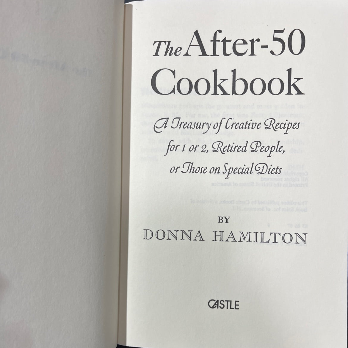 the after-50 cookbook a treasury of creative recipes for 1 or 2 retired people or those on special diets book, by donna image 2