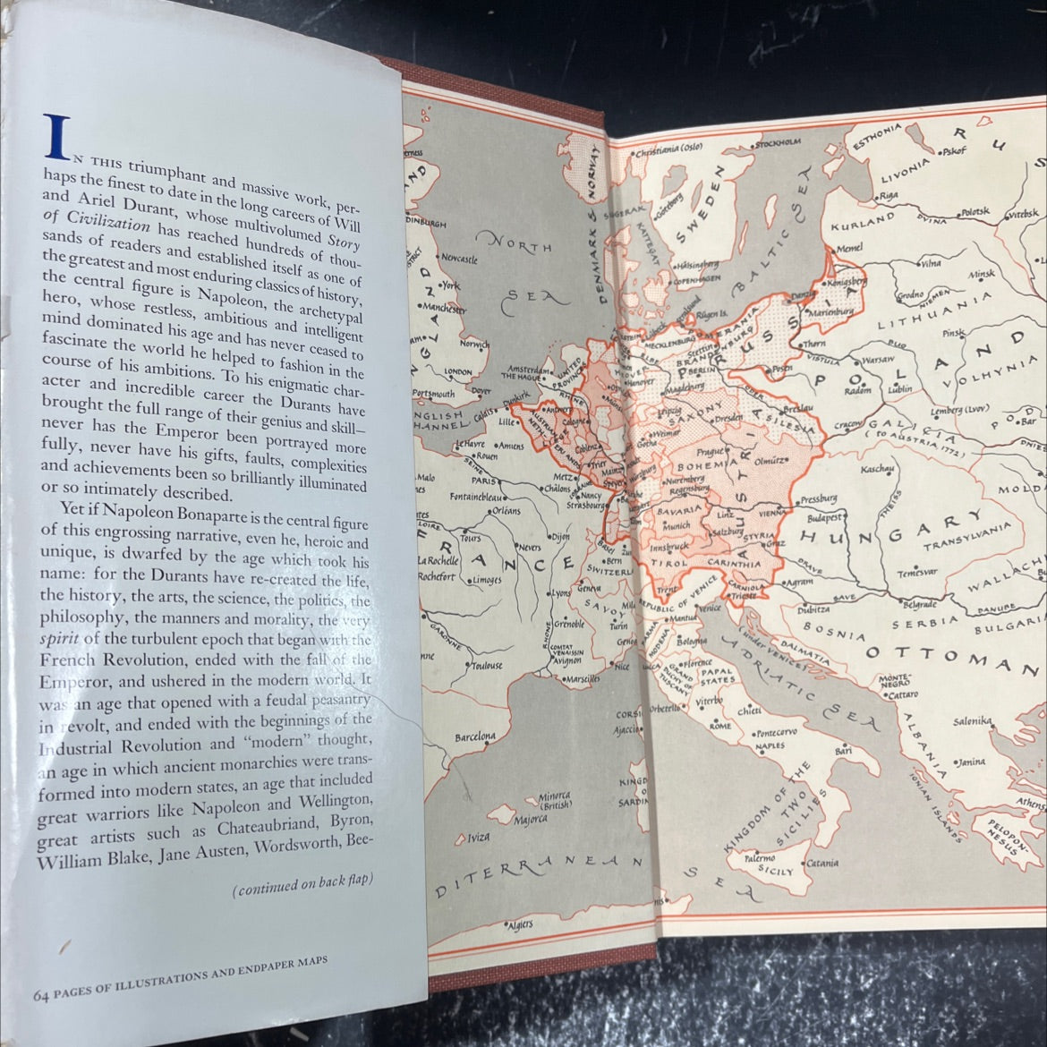the age of napoleon book, by will and ariel durant, 1975 Hardcover image 4