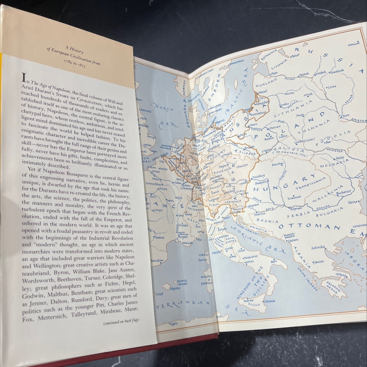 the age of napoleon book, by will and ariel durant, 1975 Hardcover image 4