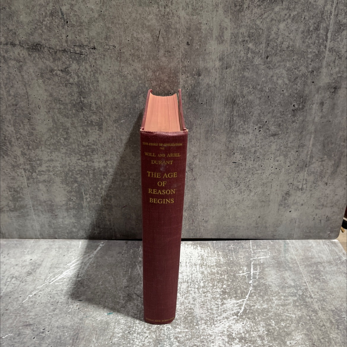 the age of reason begins book, by will and ariel durant, 1961 Hardcover image 4