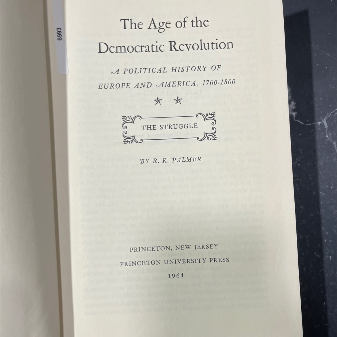 the age of the democratic revolution a political history of europe and america, 1760-1800 the struggle book, by r. r. image 2