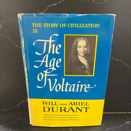 the age of voltaire book, by will and ariel durant, 1965 Hardcover image 1