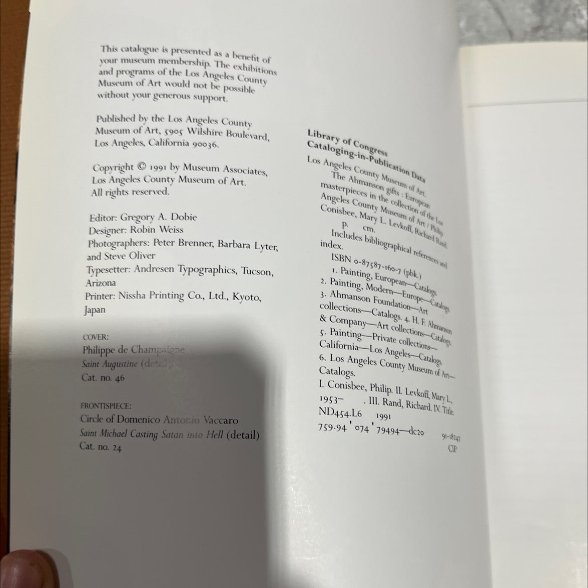 the ahmanson gifts european masterpieces in the collection of the los angeles county museum of art book, by Philip image 3