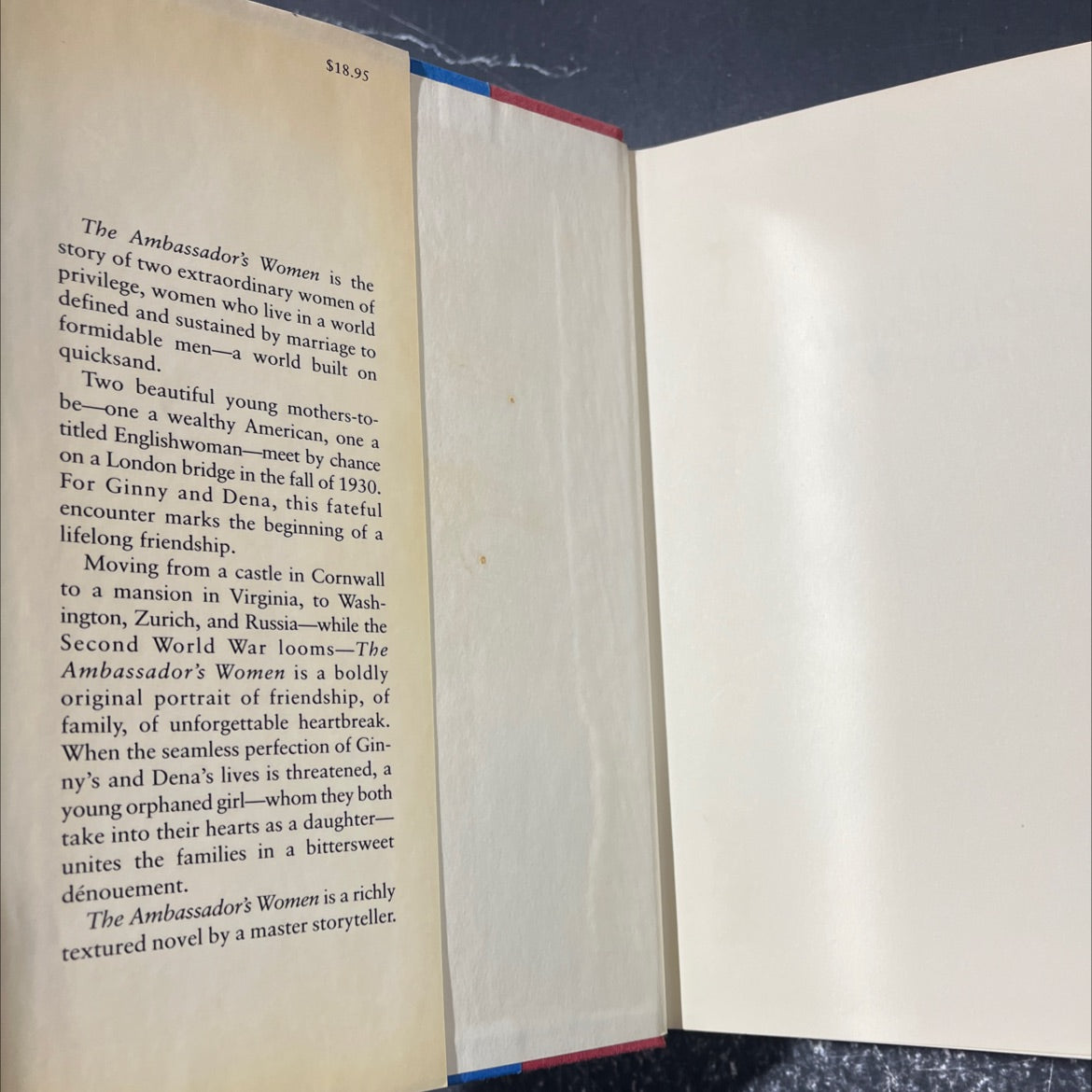 the ambassador's women book, by catherine gaskin, 1986 Hardcover image 4