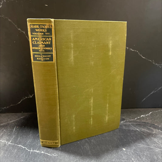 the american claimant and other stories and sketches book, by mark twain, 1906 Hardcover image 1
