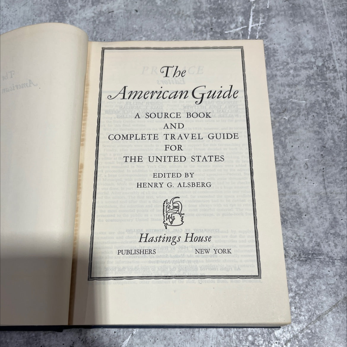 the american guide book, by henry g. alsberg, 1949 Hardcover image 2