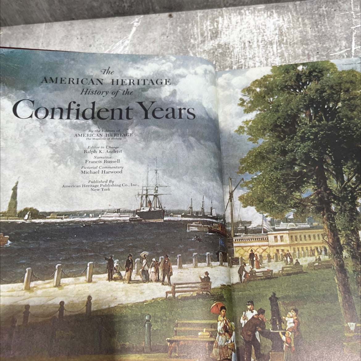 the american heritage history of the confident years book, by editors of american heritage, 1973 Hardcover image 2