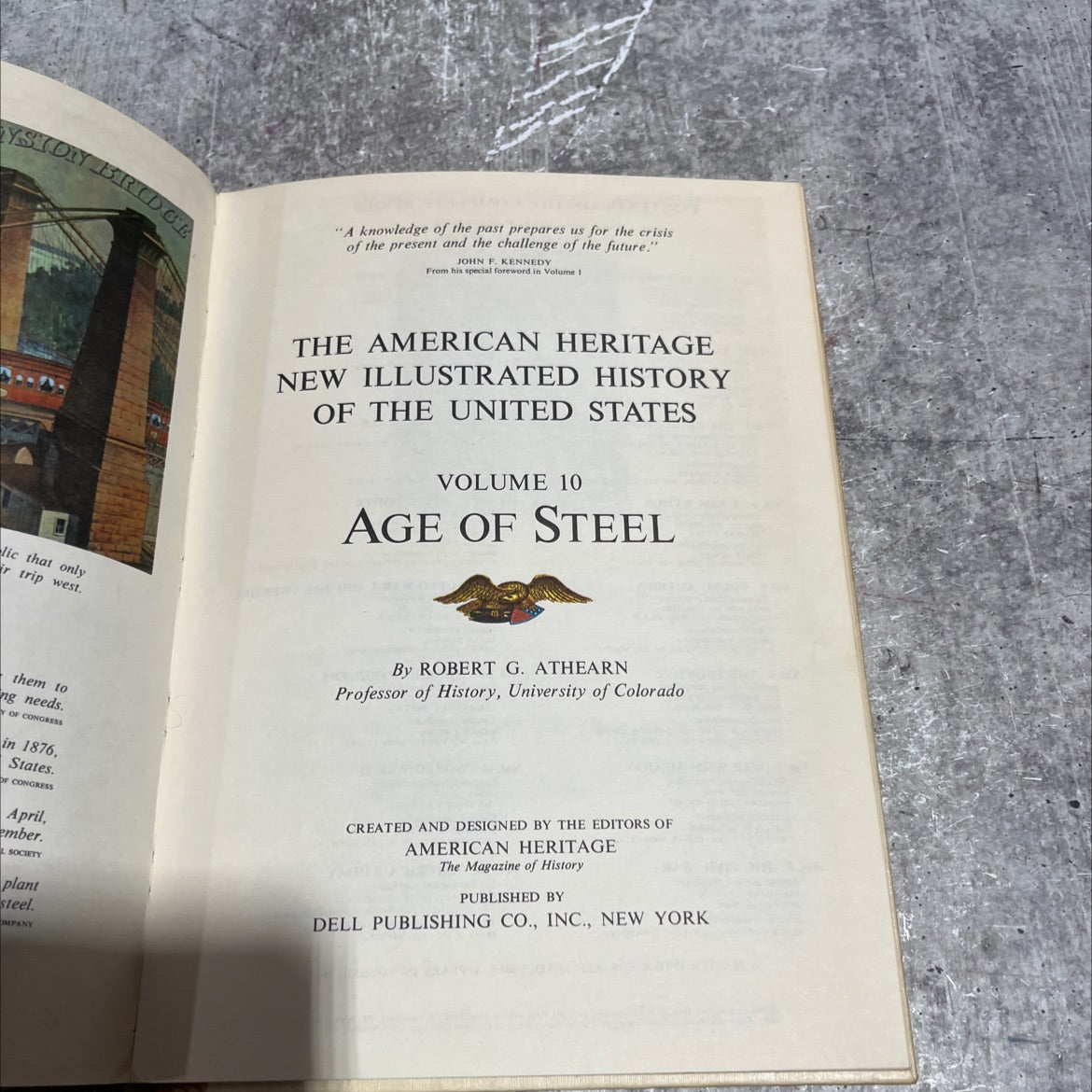 the american heritage new illustrated history of the united states book, by robert g. athearn, 1963 Hardcover image 2