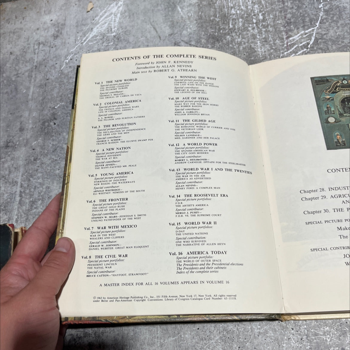 the american heritage new illustrated history of the united states book, by robert g. athearn, 1963 Hardcover image 3