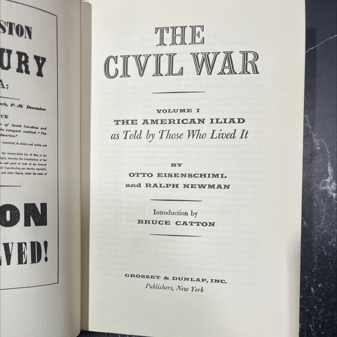 the american iliad as told by those who lived it book, by otto eisenschiml and ralph newman, 1956 Hardcover image 2