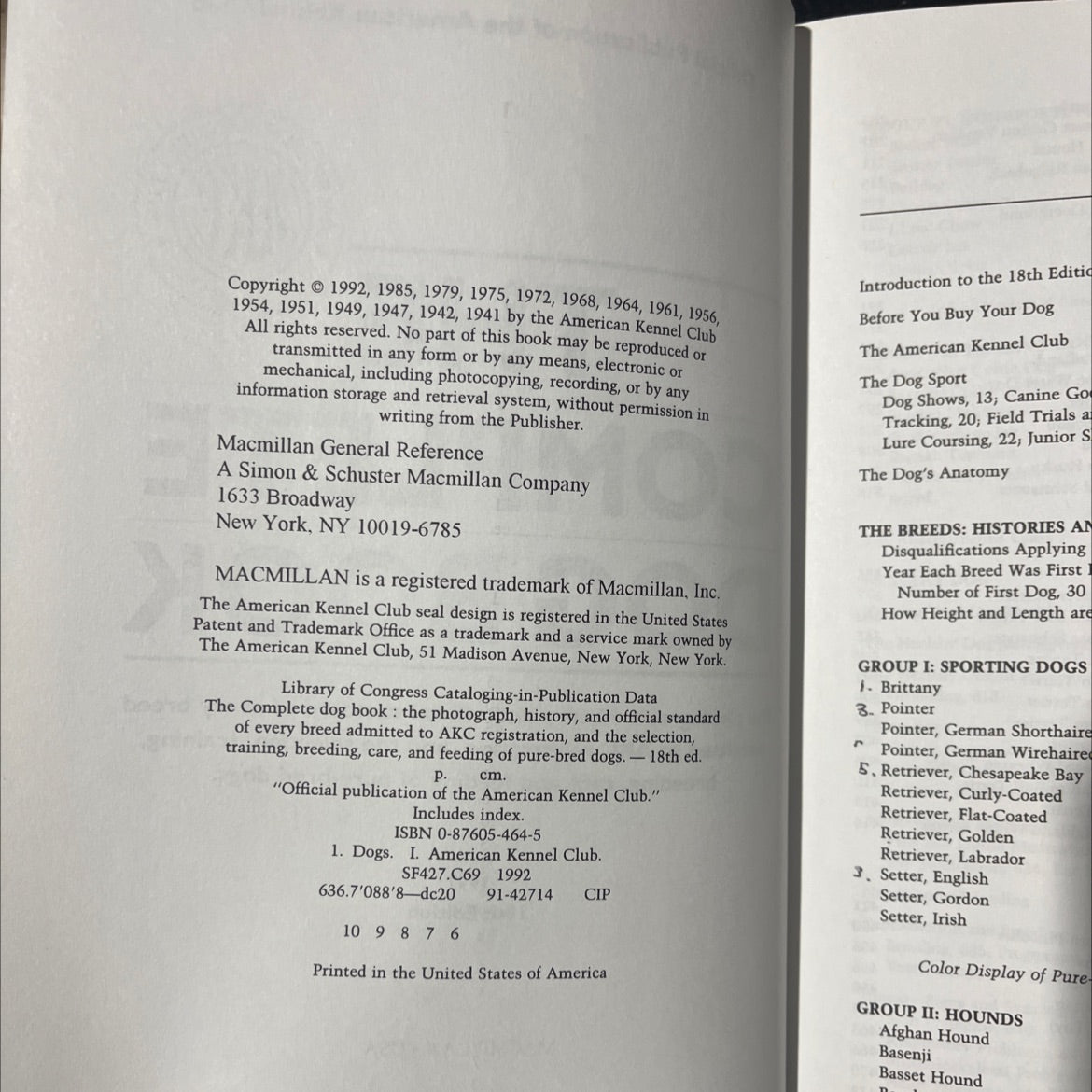 the american kennel club complete dog book book, by american kennel club, 1992 Hardcover image 3