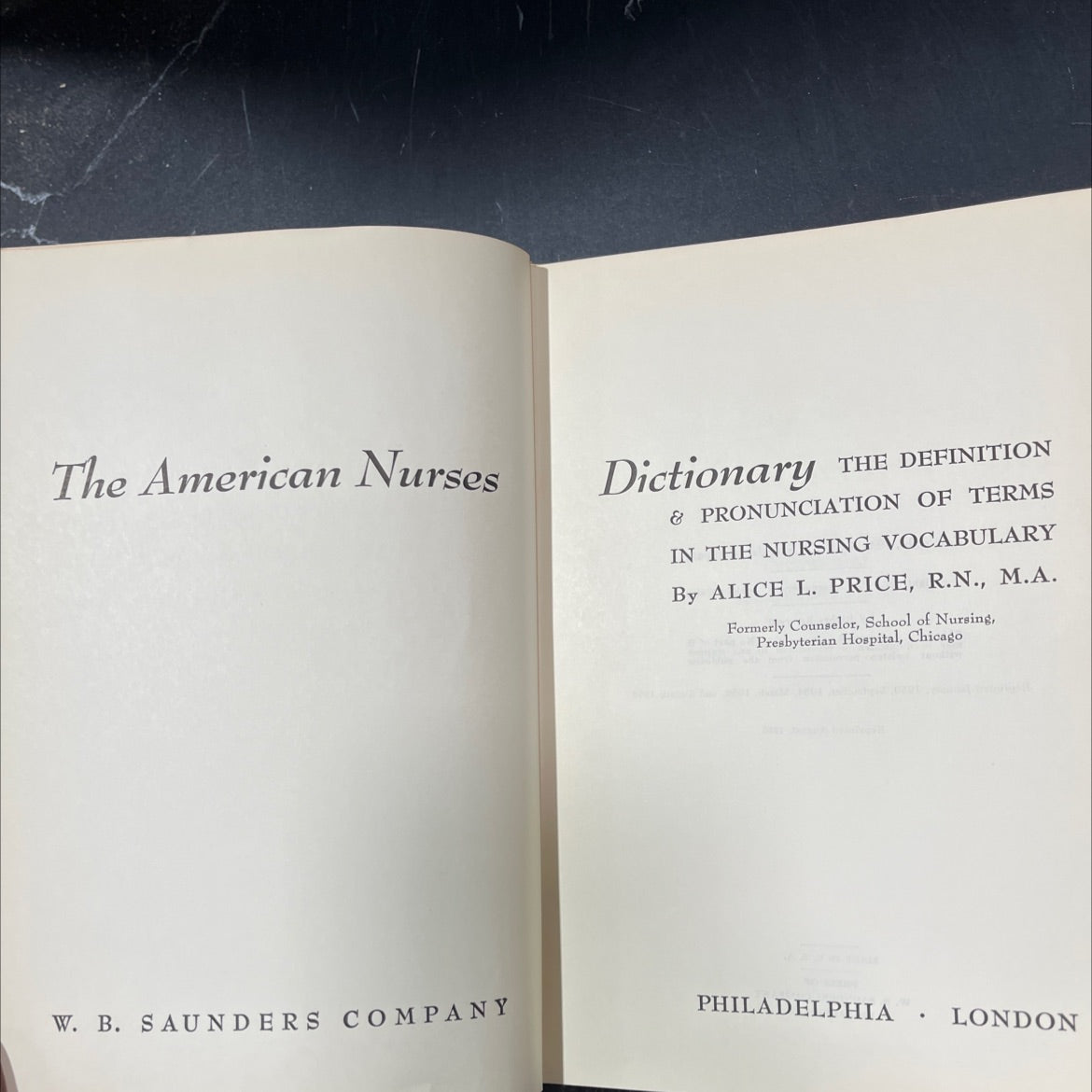 the american nurses dictionary the definition & pronunciation of terms in the nursing vocabulary book, by alice l. image 2