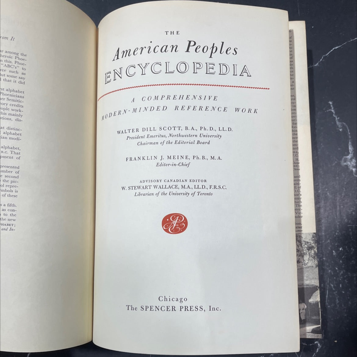 the american peoples encyclopedia a comprehensive modern-minded reference work book, by walter dill scott, franklin j. image 2