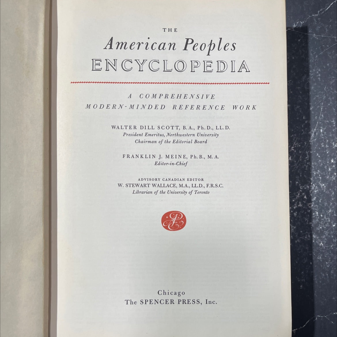 the american peoples encyclopedia a comprehensive modern-minded reference book, by walter dill scott, franklin j. image 2