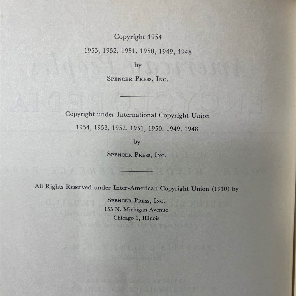 the american peoples encyclopedia a comprehensive modern-minded reference book, by walter dill scott, franklin j. image 3