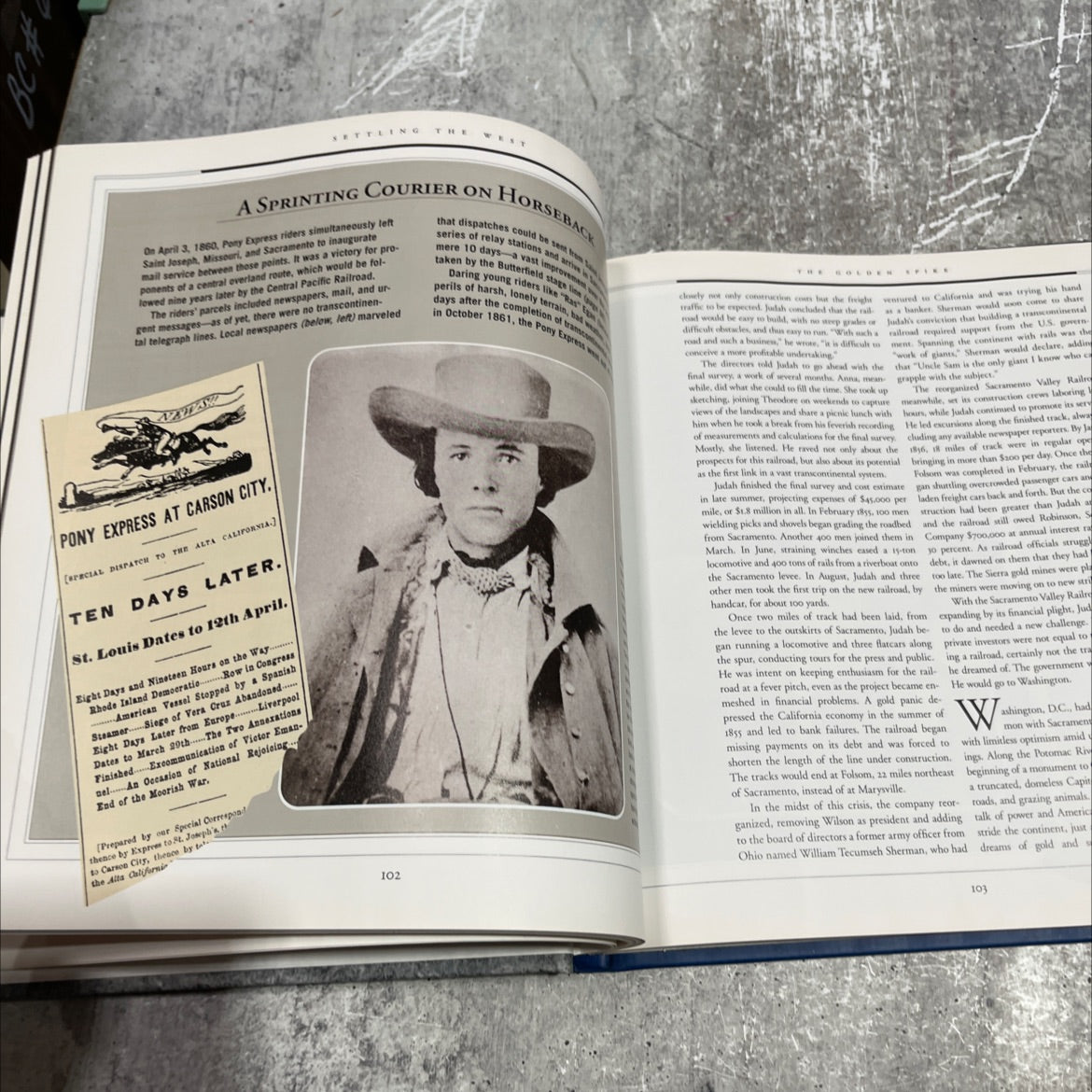 the american story settling the west book, by editors of time-life books, 1970 Hardcover image 4