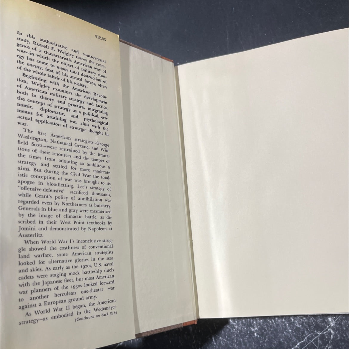 the american way of war a history of united states military strategy and policy book, by Russell F. Weigley, 1976 image 4