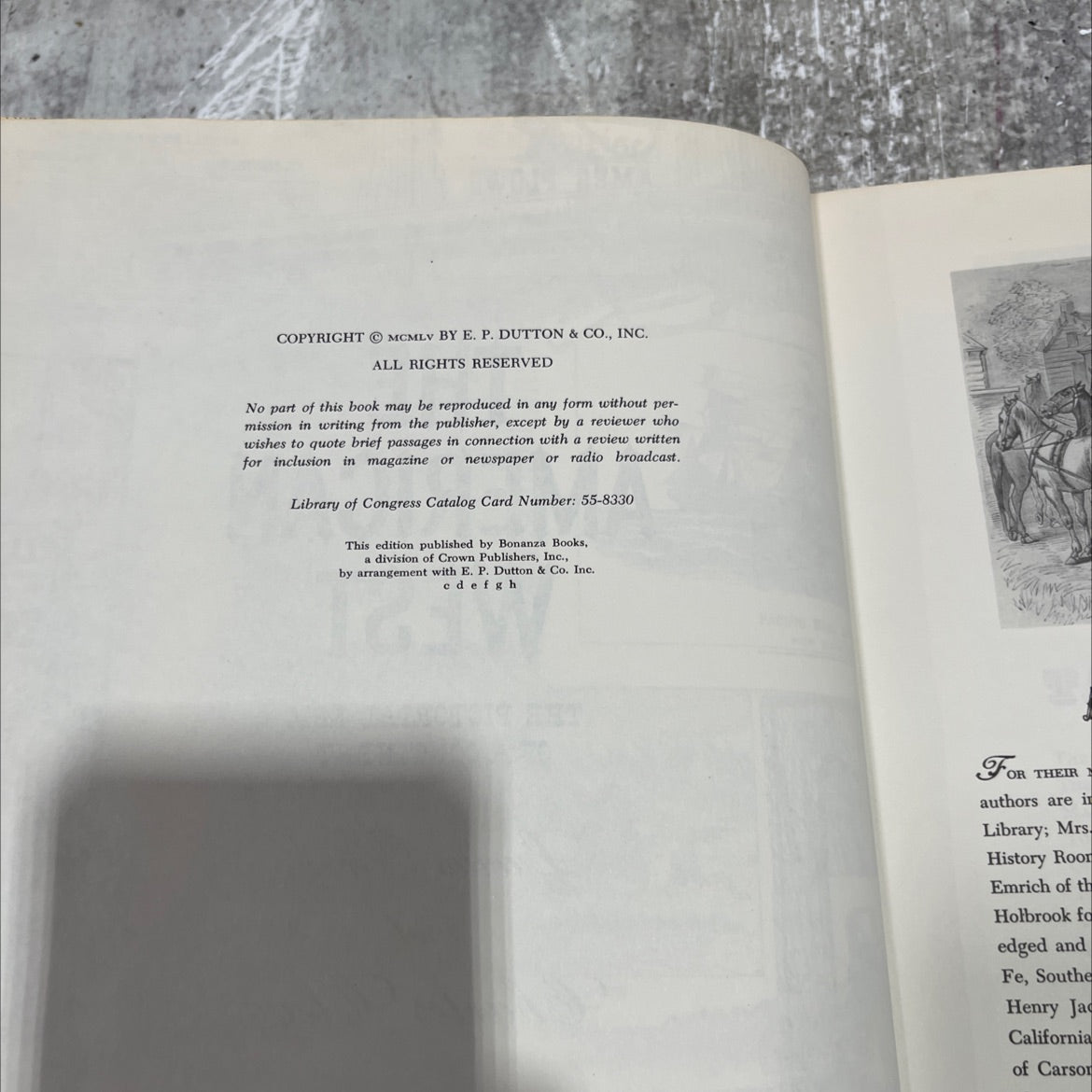 the american west the pictorial epic of a continent book, by lucius beebe and charles clegg, 1955 Hardcover image 3