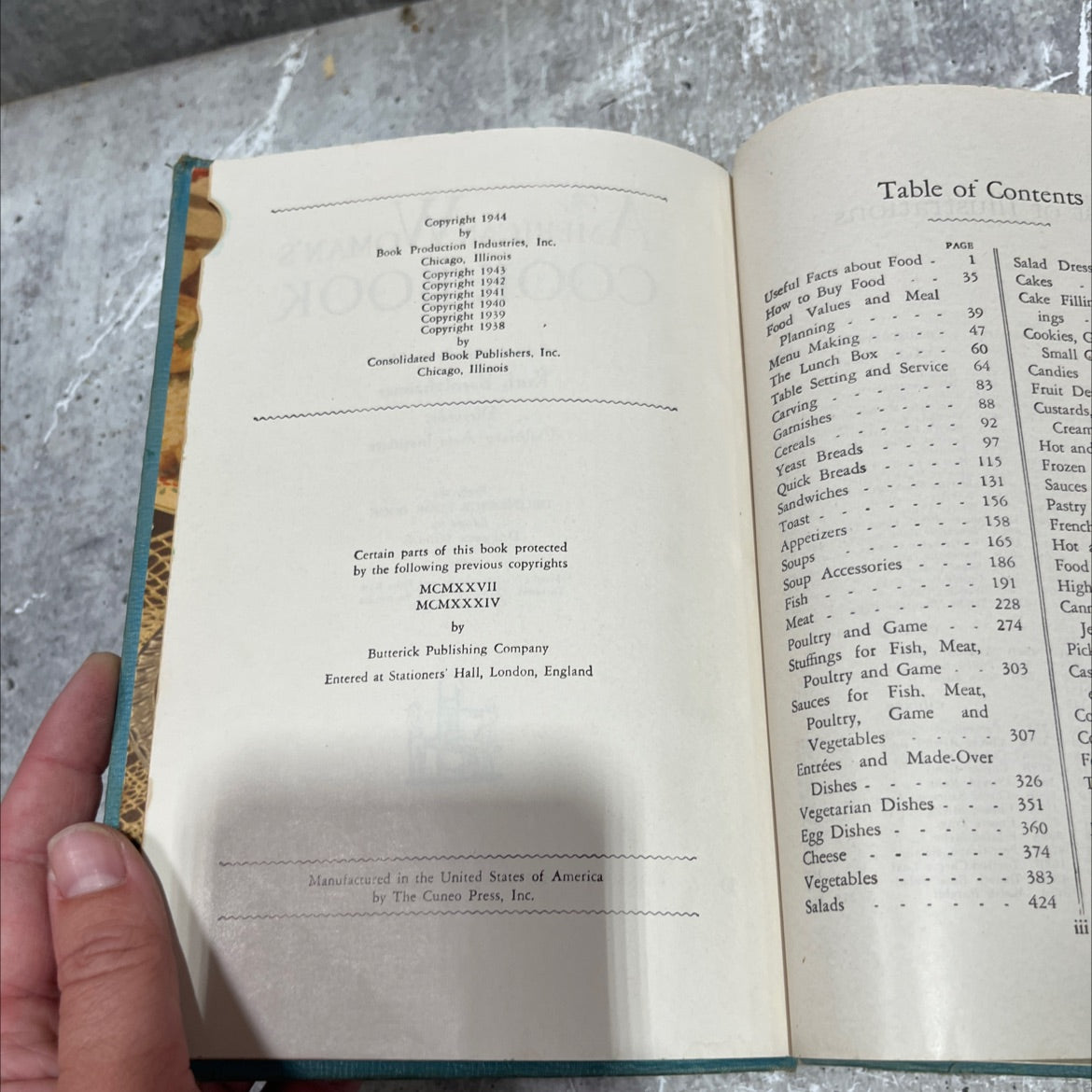 the american woman's cook book book, by ruth berolzheimer, 1946 Hardcover image 3