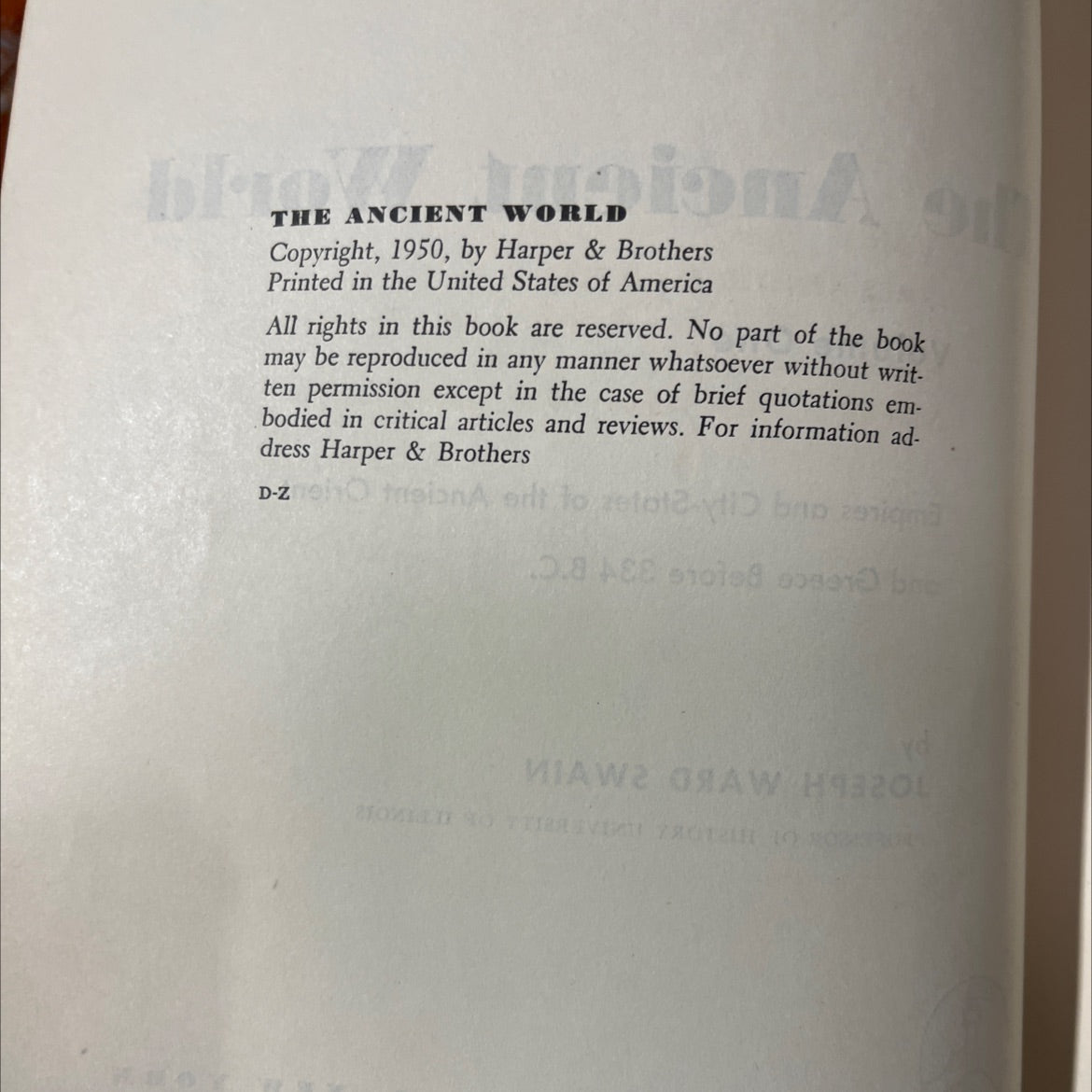 the ancient world volume one empires and city-states of the ancient orient and greece before 334 b.c. book, by joseph image 3