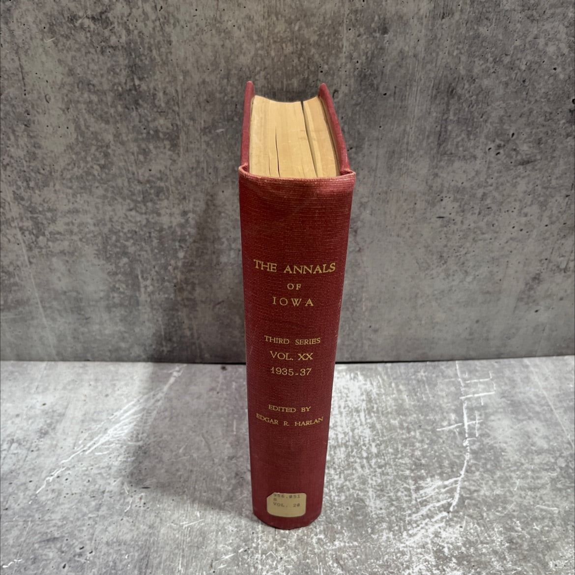 the annals of iowa a historical quarterly mott volume twenty-third series book, by edgar r. harlan, 1937 Hardcover image 3