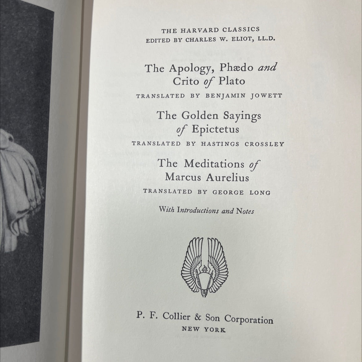 the apology, phædo and crito of plato; the golden sayings of epictetus; the meditations of marcus aurelius book, by image 2