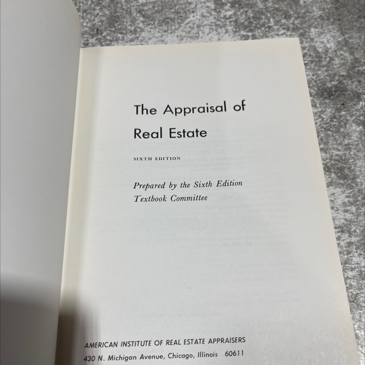 the appraisal of real estate book, by american institute of real estate appraisers, 1977 Hardcover image 2