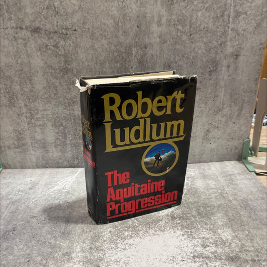 the aquitaine progression book, by Robert Ludlum, 1984 Hardcover image 1