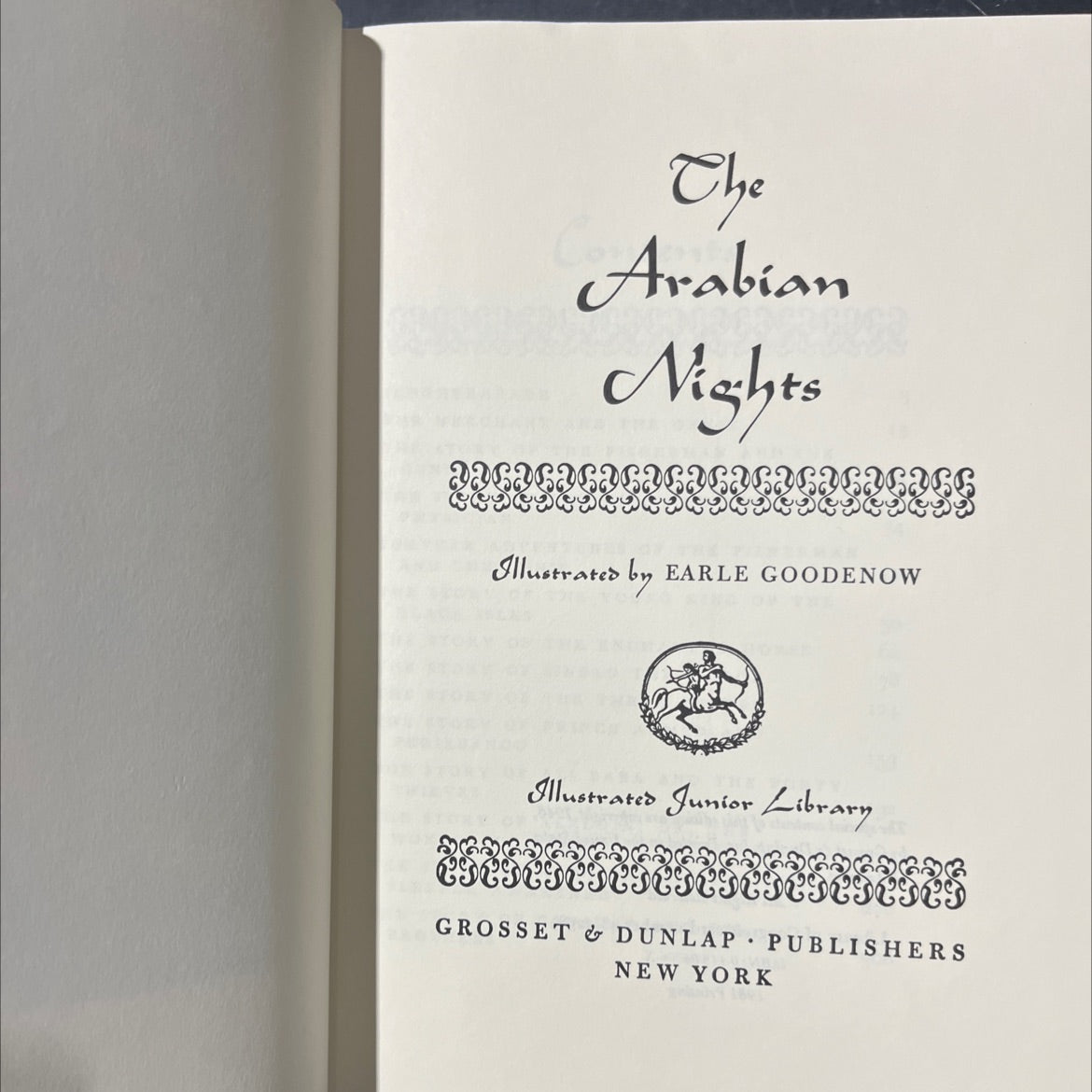 the arabian nights book, by earle goodenow, 1981 Hardcover image 2